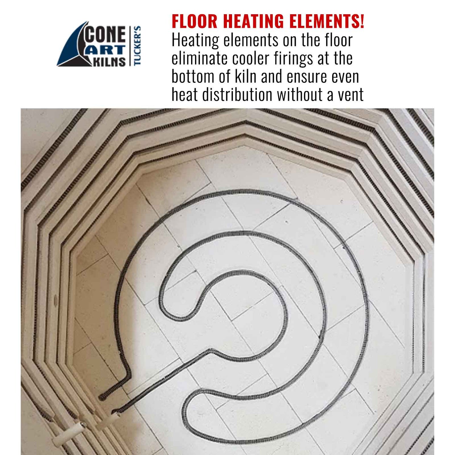 Cone Art Kilns Floor Heating Elements Bhoomi Pottery