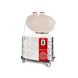 Skutt KMT-1427-3PK Oval Kiln with Touchscreen Controller Bhoomi Pottery