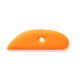 Xiem Tools Soft Orange Silicone Clay Rib 7 SCR7-O-10199 Bhoomi Pottery 1